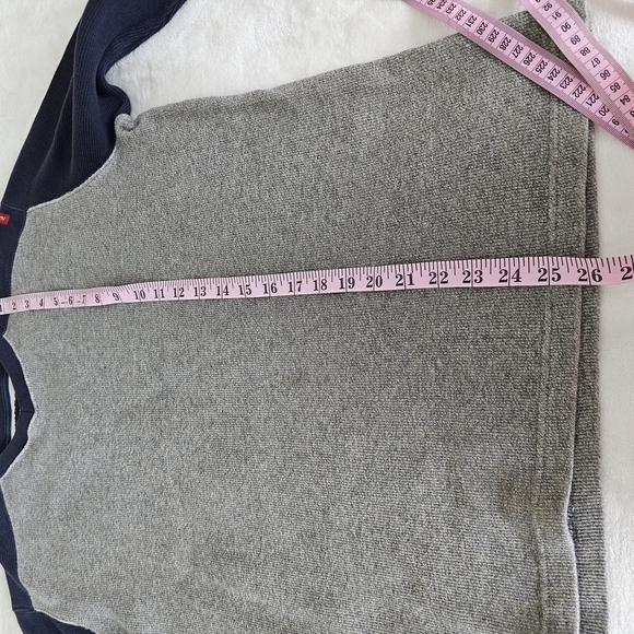 Gray and Navy Long Sleeve Shirt - Picture 4 of 7